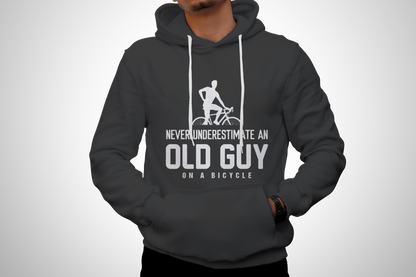 Never Underestimate An Old Guy On A Bicycle Hoodie