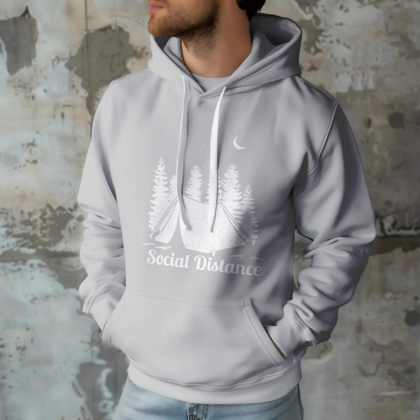 social distance camping hoodie embrace solitude stylishly