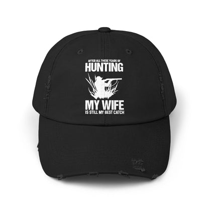 Hunting Hat My Wife Still My Best Catch Statement