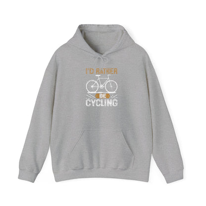 Cycling Passion Hoodie Distressed Gold And Vintage Design