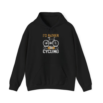 Cycling Passion Hoodie Distressed Gold And Vintage Design