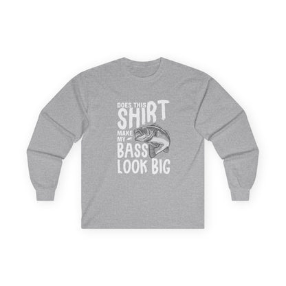 Playful Fishing Long Sleeve Shirt With Humorous Design