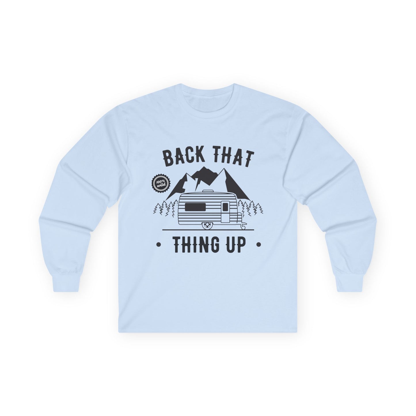 adventure awaits retro camper long sleeve shirt