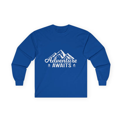 Adventure Awaits Explore In Style Long Sleeve Shirt