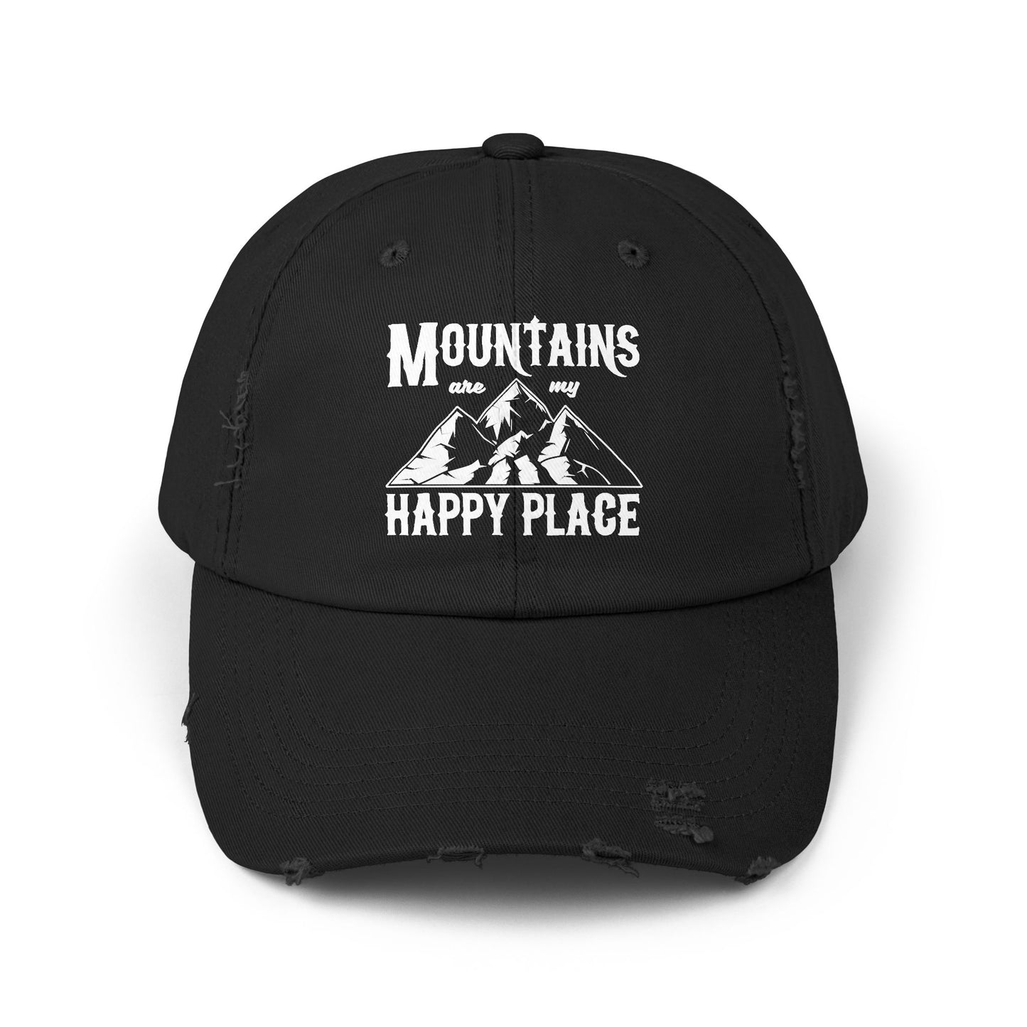 mountains are my happy place hat for nature lovers