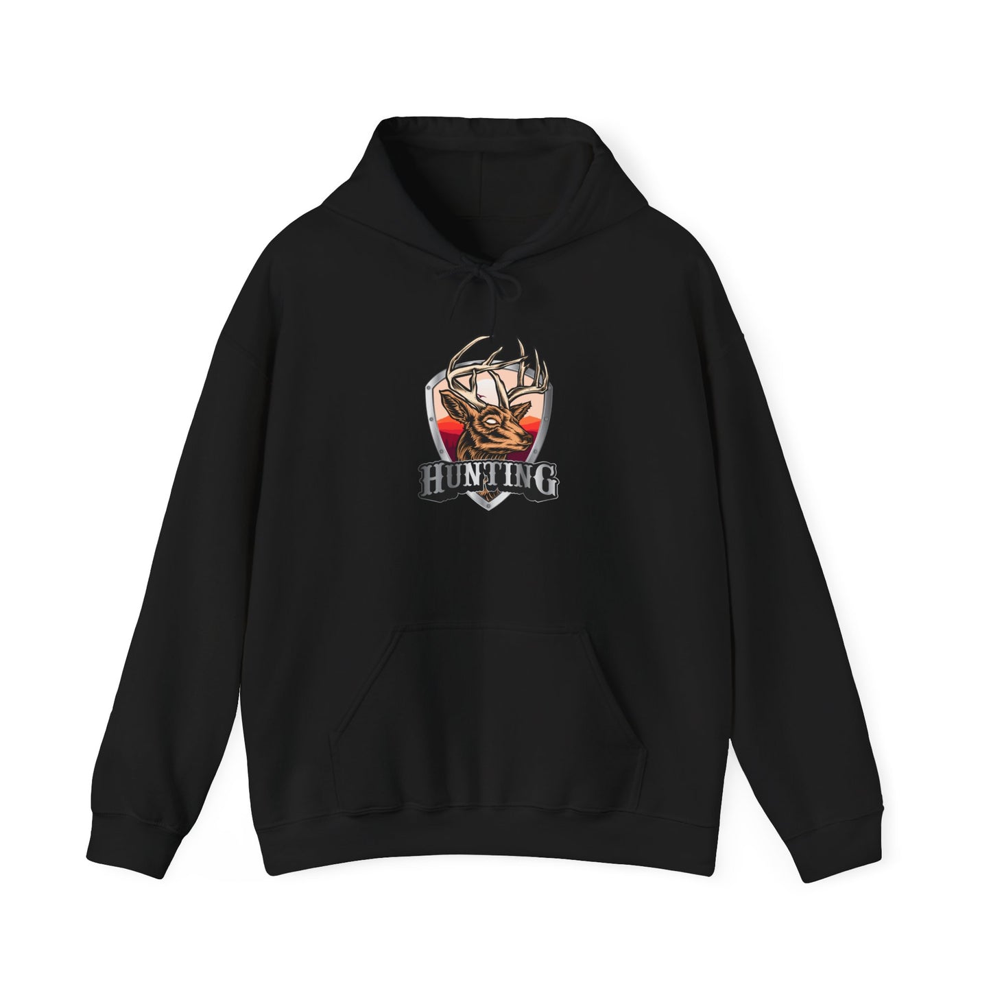 majestic deer sunrise hoodie - nature adventure appeal