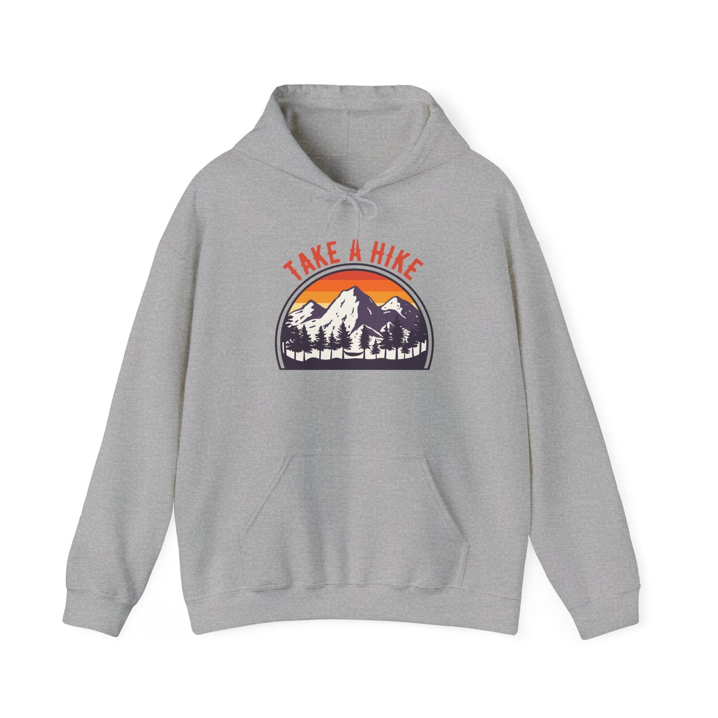 take a hike hoodie scenic mountain adventure wear