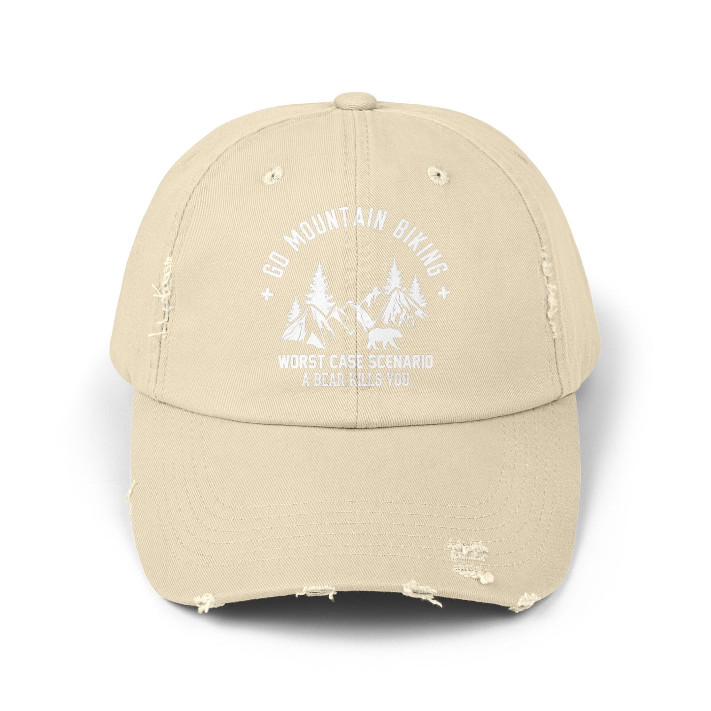 adventure awaits with go mountain biking hat