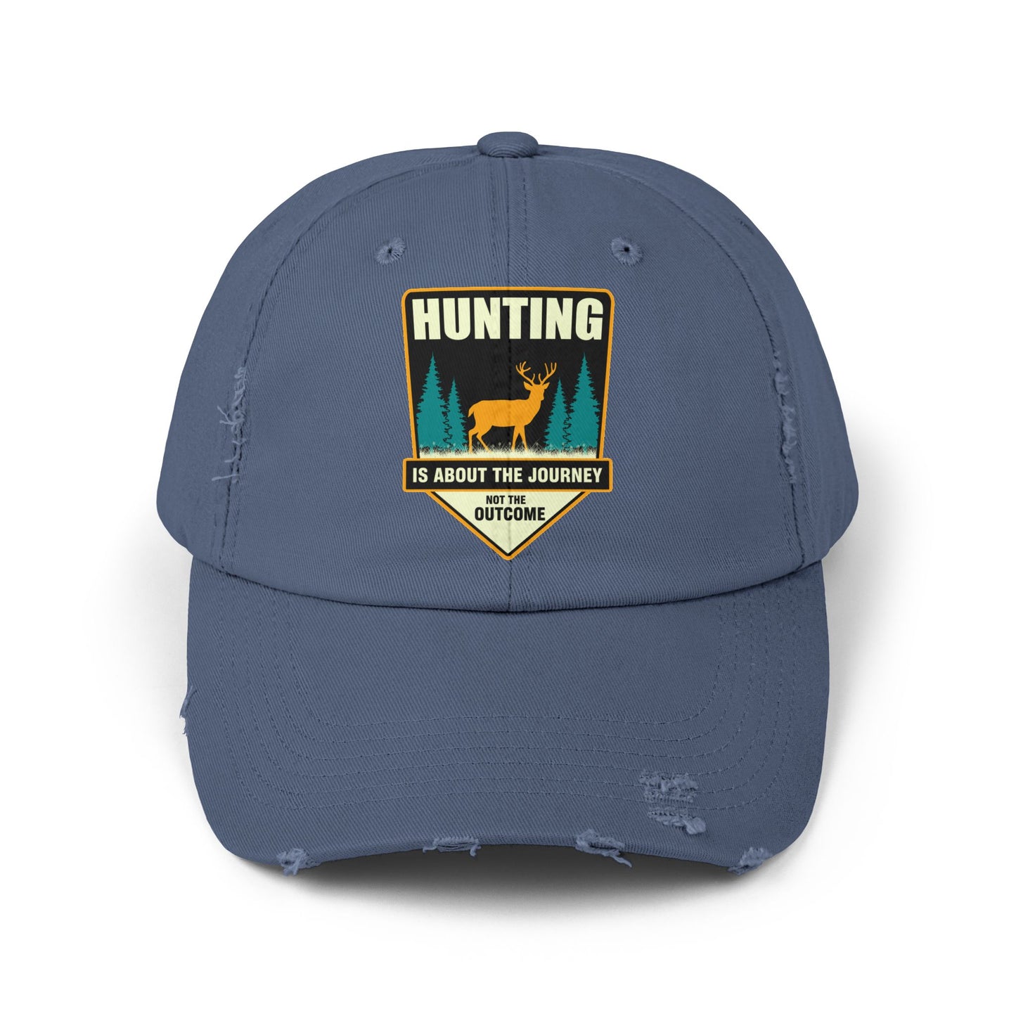 hunting journey badge hat embrace the wild adventure