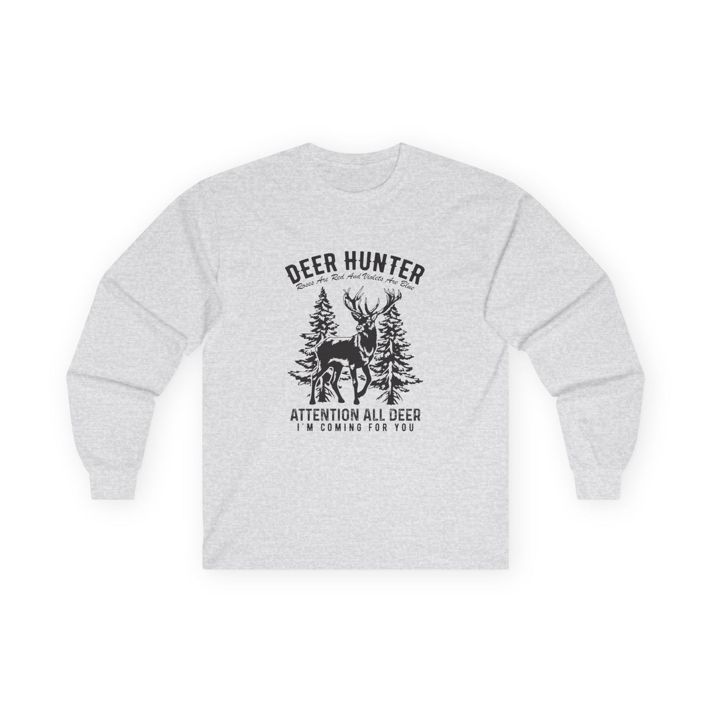 deer hunter long sleeve shirt for hunting enthusiasts