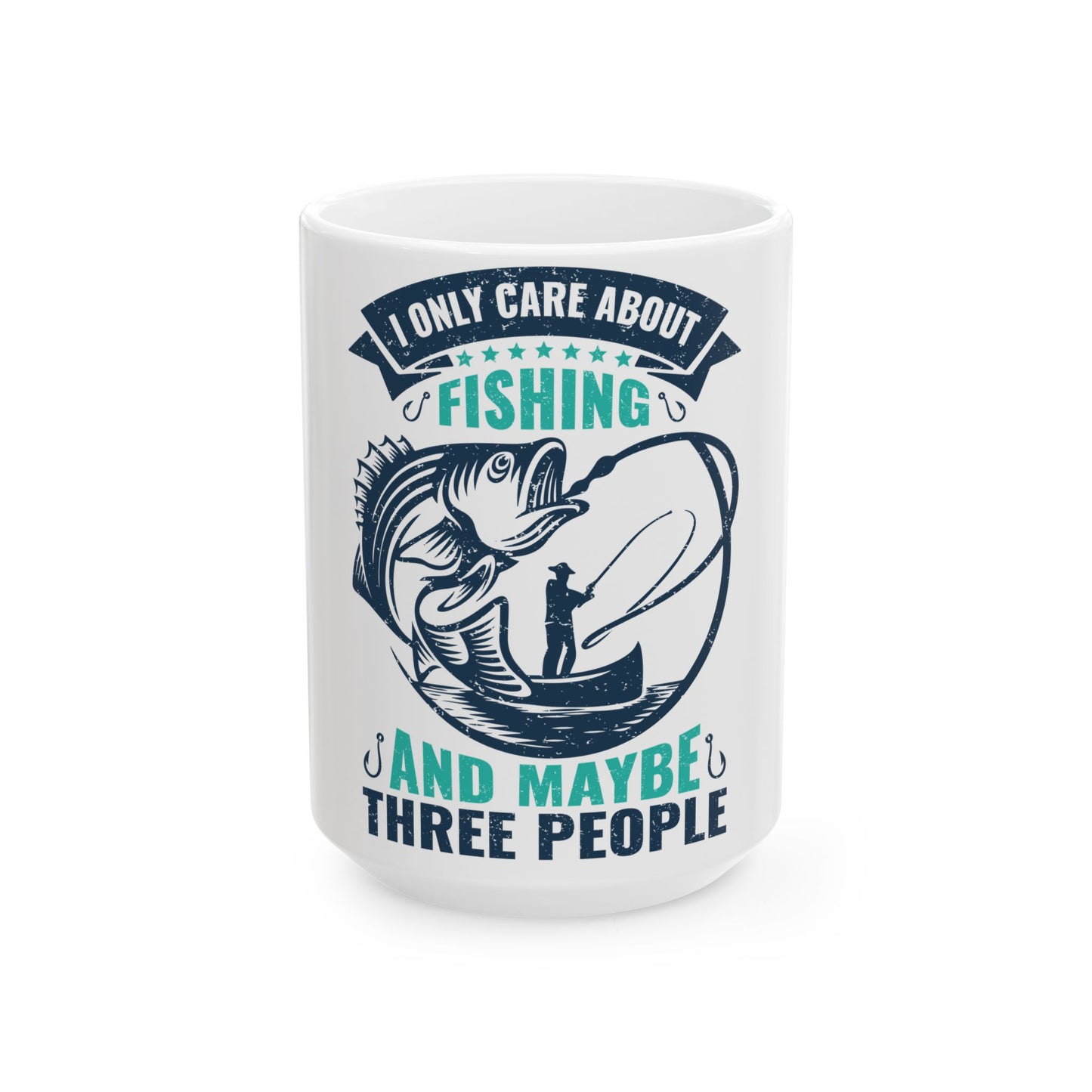 fishing mug with humor for passionate anglers