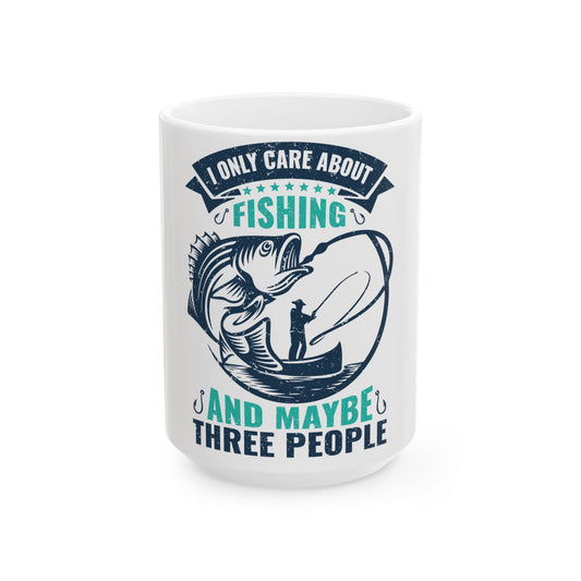 Fishing Mug With Humor For Passionate Anglers