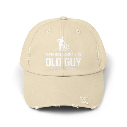 Bold Statement Hat For Resilient Older Cyclists