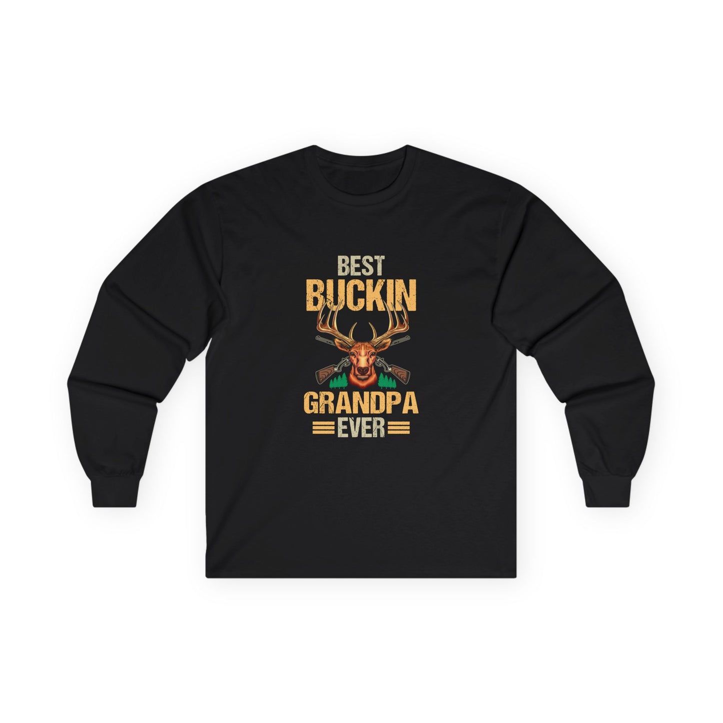 best buckin grandpa ever hunting long sleeve shirt