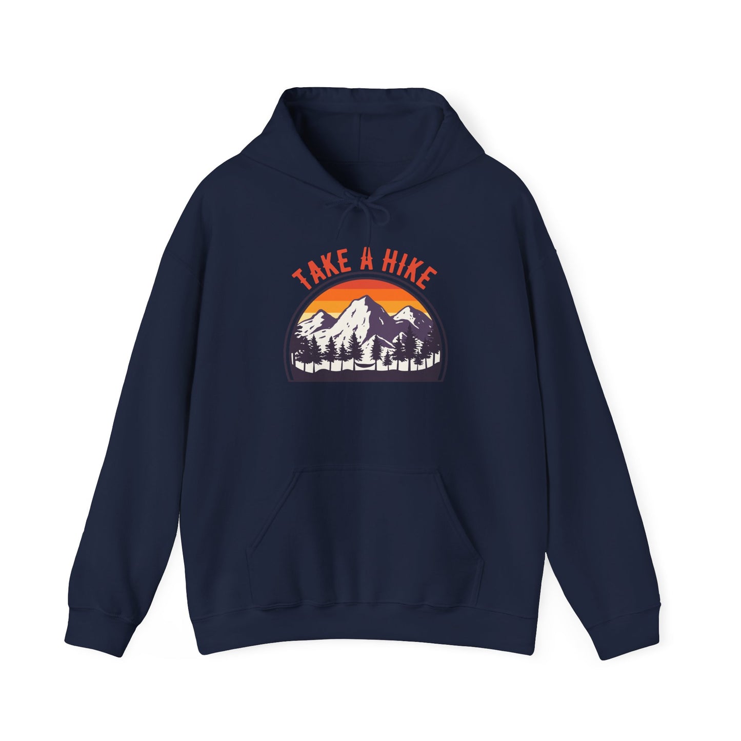 take a hike hoodie scenic mountain adventure wear