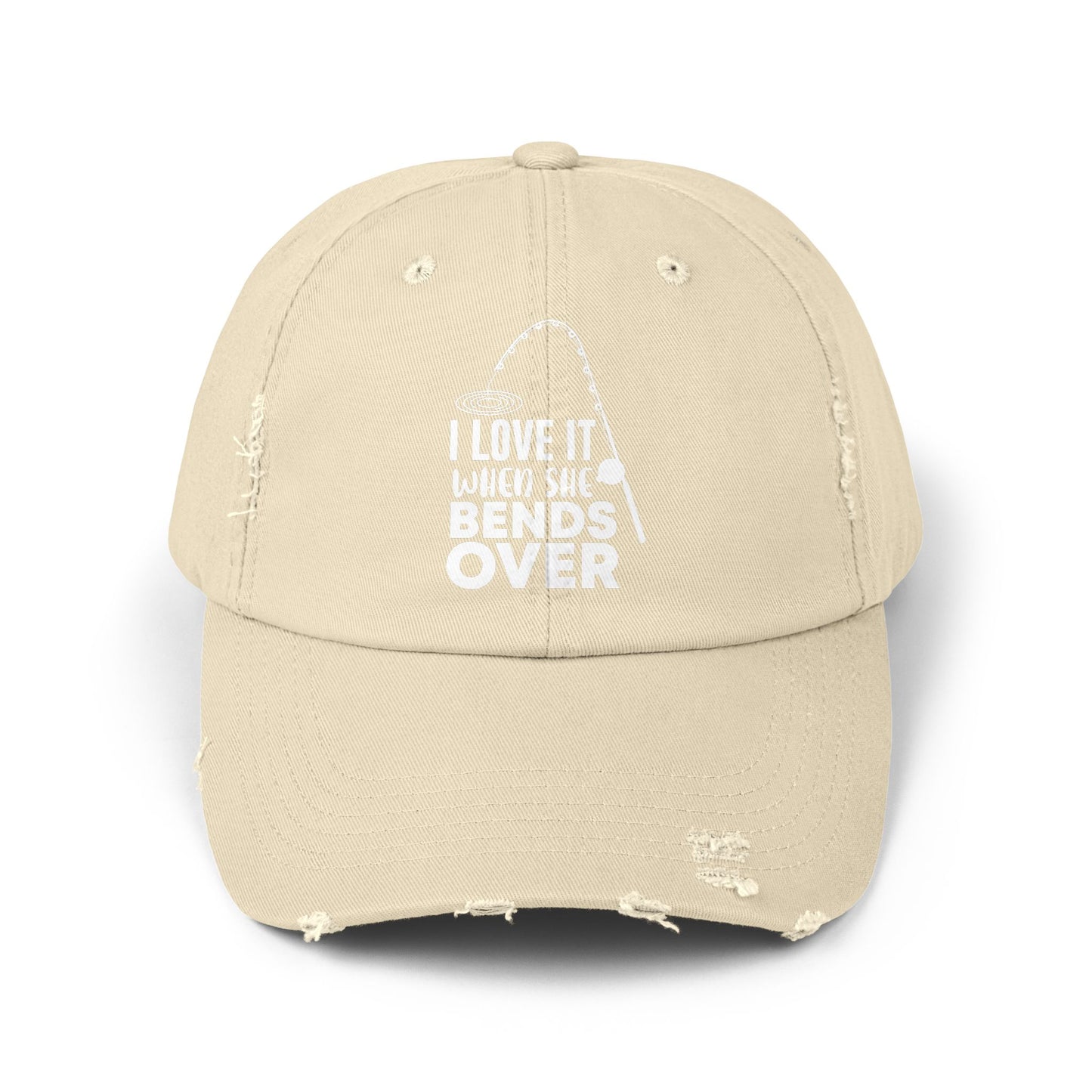 humorous fishing enthusiast hat with bold text design