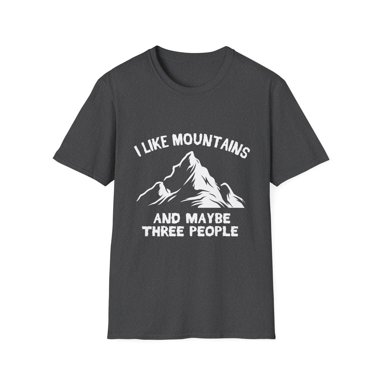 mountains and humor nature lovers tee