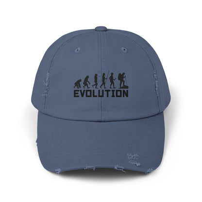 Hat Celebrating Human Evolution And Adventure Journey