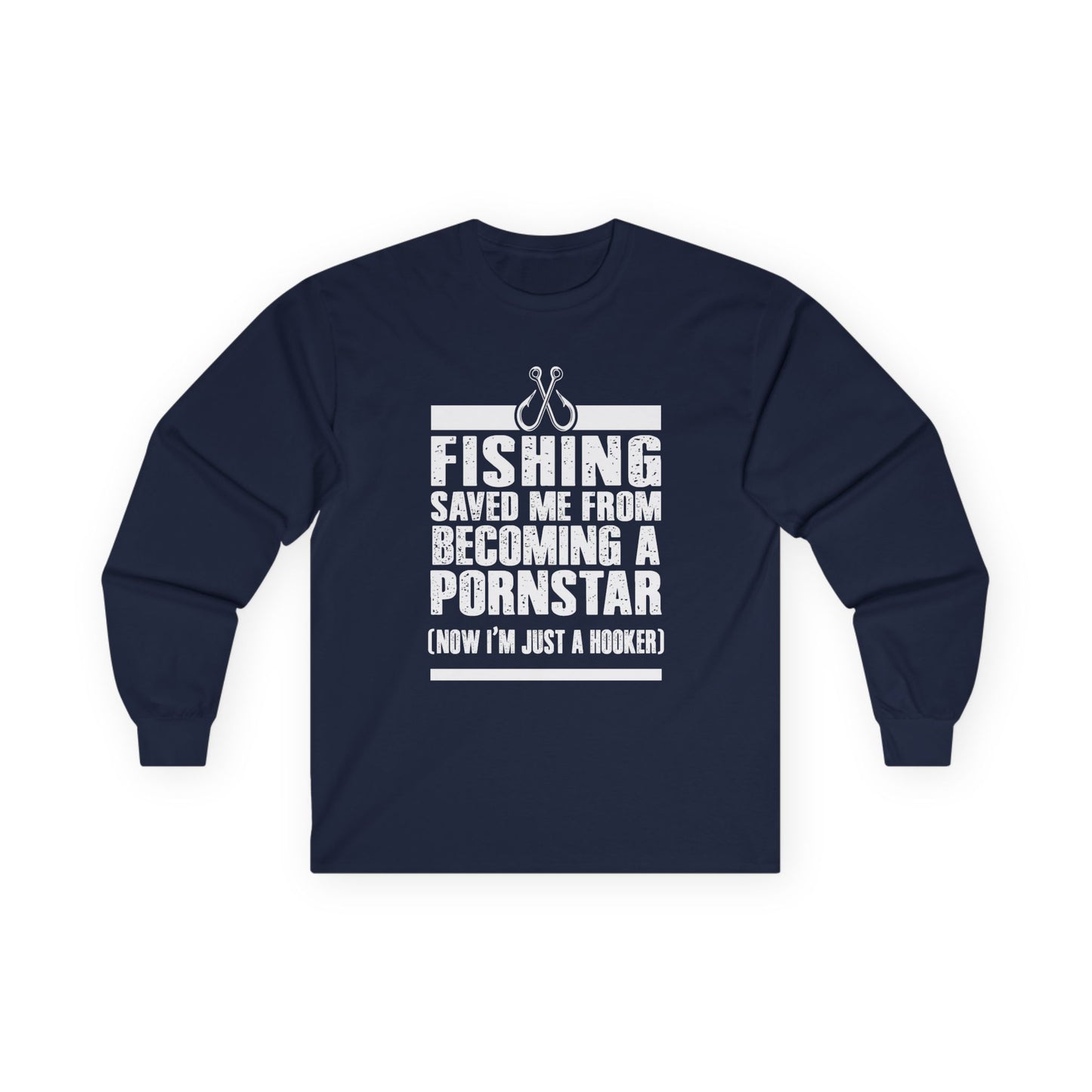 fishing humor long sleeve shirt for avid anglers