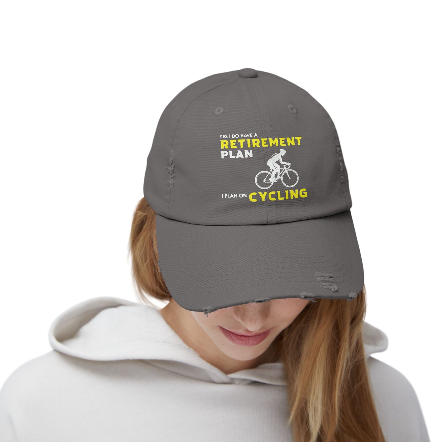 retirement cycling plan hat for cycling enthusiasts with humor style and adventure in your golden years